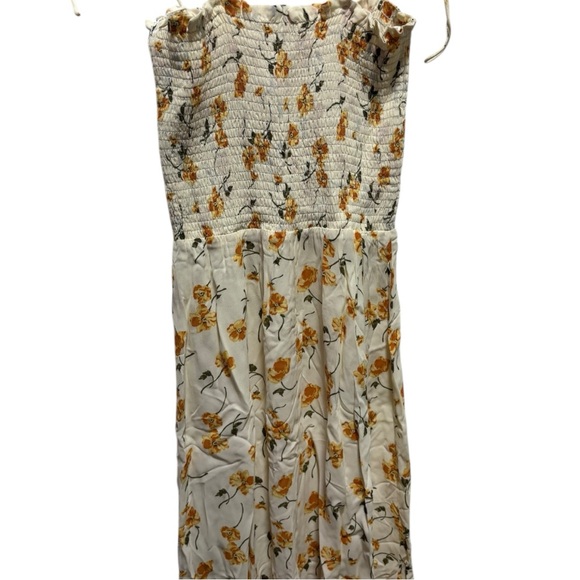 NWT Reformation Sable Midi Dress Floral Cream S - Picture 7 of 11